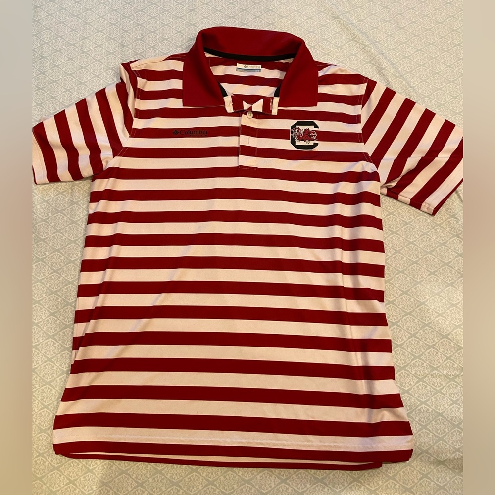 Gamecock collard polo